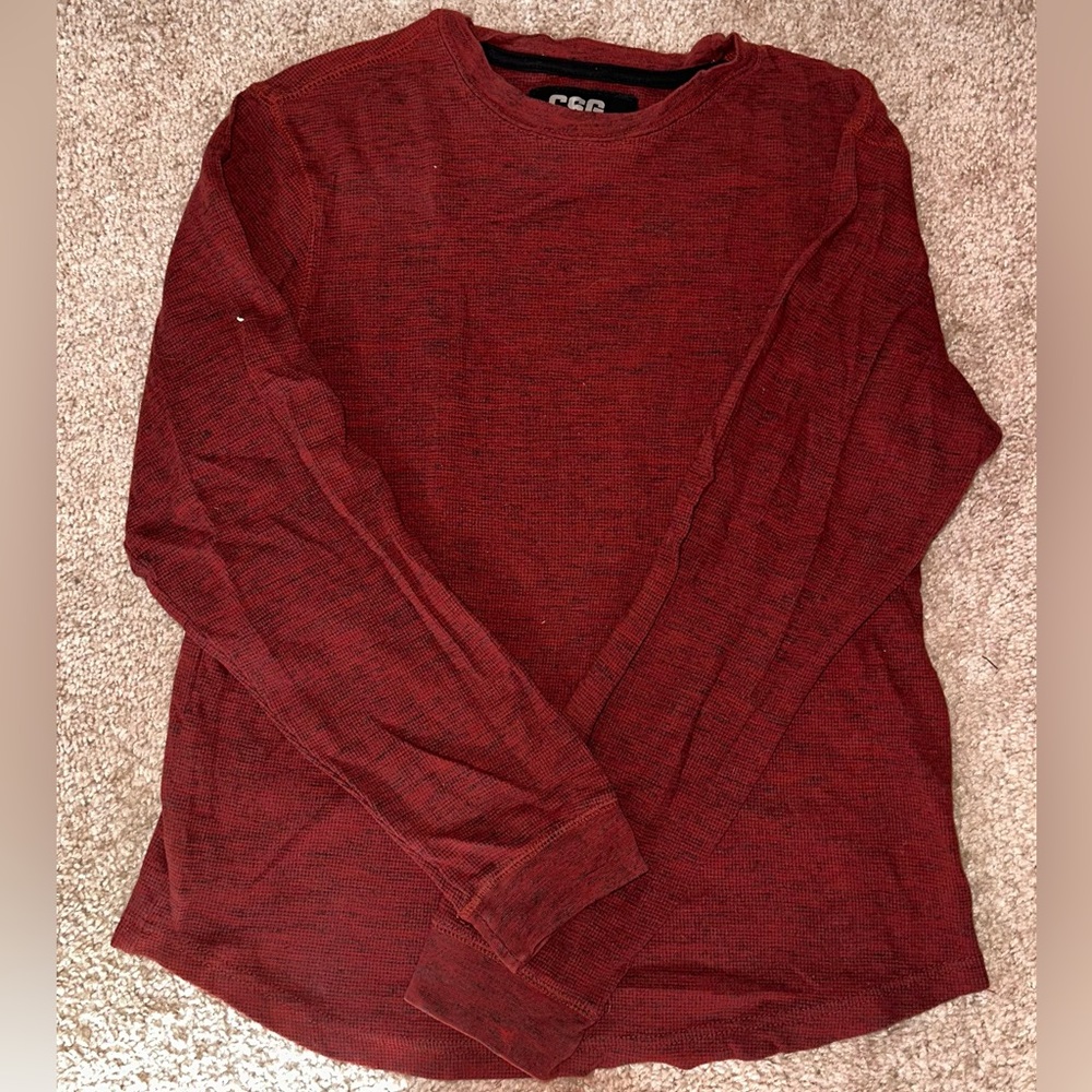 Red Long Sleeve Shirt